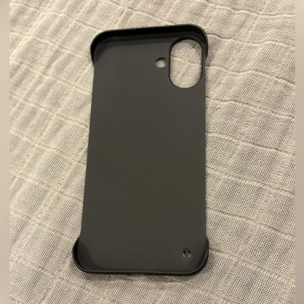 NEW NIB Grecazo Slim Borderless iPhone 16 Plus Phone Case Ultra Thin Black